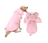 HMJGDZG Pink Pig Dog Costume,Halloween Holiday Pet Dog Piglet Outfits,Winter Coat Snowsuit Clothes for for Small Medium Large Dogs (Pig, 4XL)