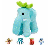 HMJMJC Brainrot 67 Plush Toys,Adorable Plush Toy Figure Plushies, Kawaii Italian Brain Rot Stuffed Animal Dolls, Cute Horror Game Cartoon Figures Pillow For Kids (Blue Elephant)