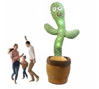 HMJMJC Talking Cactus Toy,Dancing Cactus,Baby Toy Repeat What You Say,Electronic Interactive Musical Toys Singing and Talking,Baby Encourage Speech Toys