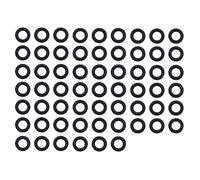 HMKUGO Paintball PCP Quick Filling Charging Probe Adapter O-Rings x 60, 9mm OD 5mm ID 2mm Width, Pack of 60