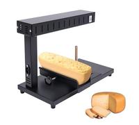 HmLotd Cheese Melter Commercial Electric Raclette Machine Swiss Dish Maker Demi Melting Warmer Adjustable Angle for Half Nacho Cheese Wheel Sliced Cheese