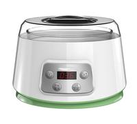 HmLotd Yogurt Maker, Mini Compact Fermented Yoghurt Maker with 4 Glass Containers Large Capacity Glass Liner Constant Temperature Fermentation for Yogurt, Greek Yogurt, Cheese, Natto