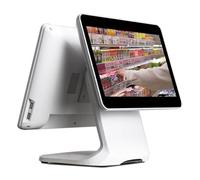 HMLSYZX Touchscreen Cash Register, 15.6 Inch Touch Screen PC POS Systems, Supermarket Tea Coffee Shop Restaurant Ordering System for Retail, Malls, Store POS Systems