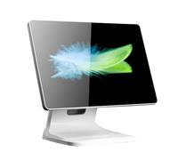 HMLSYZX Touchscreen Cash Register, All in One Smart Touch Screen Cash Register, Multi-angle Adjustment/Multiple Interfaces for Commercial, 15.6 Inch, White