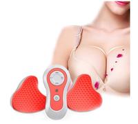 HMLSYZX Wireless Breast Enlargement Machine, Breast Massage Heating Stimulator, Invisible Electric Breast Massager with Hot Compress Function, for Breast Care, Four Modes