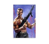 HMNANGDE Commando (1985) Arnold Schwarzenegger Poster Decorative Painting Canvas Wall Art Living Room Poster Bedroom Painting Wall Art Picture Print Modern Family Room Decor 16 x 24 inches (40 x 60