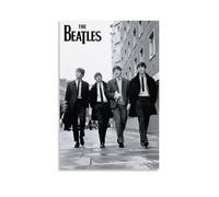 HMNANGDE The Beatles Black and White Poster Decorative Painting Canvas Wall Art Living Room Poster Bedroom Painting Wall Art Picture Print Modern Family Room Decor 12 x 18 Inches (30 x 45 cm)