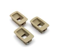 HMNMXQ for BMW 3 Series E90 E91 316i 318i 320i 325i 328i 2004-2012 3Piece Passenger Door Window Switch Cover Panel Car Interior Door Handle(Beige 3Piece)