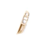 HMNMXQ for BMW F10 F11 5 Series 2010-2017 LHD Interior Door Pull Handle Armrest Panel Trim Without Mirror Folding Button Car Interior Door Handle(LHD Beige)