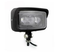 HMNMXQ Motorcycle Lights For Chopper For Custom For Softail For Dyna For Suzuki Square LED Headlight With Bottom Mount Headlamp Universal Motorbike Spotlights(Black)