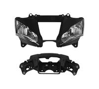 HMNMXQ Motorcycle Lights For Ninja ZX10R 2011 2012 2013 2014 2015 Front Headlight Upper Fairing Stay Bracket Motorbike Spotlights(With Bracket)