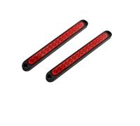 HMNMXQ Third 3RD Brake Light 12V Taillights Car Brake Lights Turn Signal Lamp 15 LED Strips Rear Windscreen Side Stop Warning Parking 3rd Brake Tail Lamp