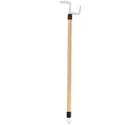 Hmoecraft Deluxe Dressing Stick, 26" Long, Lacquered Wood with Reinforced Hook at End, 5/8" Diameter, Adaptive Dressing Aid Limits Bending & Reaching, Putting On & Pulling Off Clothing Made Easy
