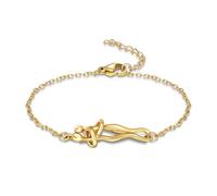 HMOOY Hug Bracelet for Couple Love, Affectionate Snuggle Hug Bracelet Personality Couples Bracelet for Him and Her Adjustable Fashion Valentine's Day Bracelet for Women Men, Adjustable, Stainless
