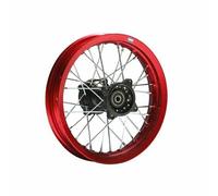 HMParts Aluminium Rim 14 Inch Rear Red Anodised Type 2 Suitable for Almost All Models with 15 mm Axle Dirt Bike, Pit Bike, Xmotos, MotoCross (Red)