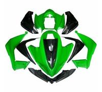 HMParts Fairing Plastic Set Green/Black Type 3 Quad Atv 150-250cc Jingling Bashan