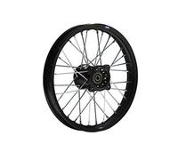 HMParts Pit Dirt Bike cross Alu Rim Anodised 17 Inch Front Black 12 MM Typ2