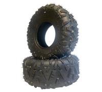 HMParts Tyre 2x 19x7.00-8 180/75-8 Junkai Quad Lawn Mower Ride-On Snow
