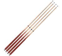 HMQQ 48" 2-pieces pool cue stick with coffee color and 13mm leather tip weight 20OZ (coffee color 48" set of 4 20OZ)