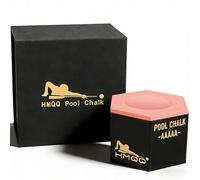 HMQQ Extra Large Pool Chalk-Oversized Billiard Chalk, Giant Cue Chalk for Display, Decorative Pool Table Accessory for Home& Pool Hall(Pink)
