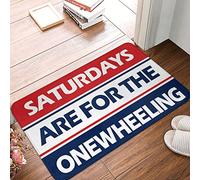 HMQW Front Door Mats Outdoor Fall Saturdays Are For The Onewheeling Mat Stuff For Teens Fall Welcome Mats Outdoor(40X60CM)