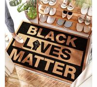 HMQW Gamers Accessories Under Kitchen Sink Coconut Mat - Black Lives Matter Blm Soft Area Stain Resistant(40X60CM)