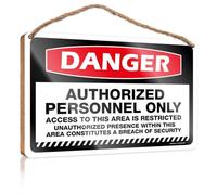 HMQW Hanging Signs For Home Decor Danger Deadly Manure Gases Possible Death May Be Immediate Do Not Enter Wooden Sign Front Decorative Wooden Sign Chill Wood Sign(20X30CM)