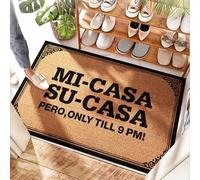 HMQW Sets Farmhouse Rug Entryway Balcony Porch Large Kitchen | Non Slip Stain Proof Soft Bath Multi Purpose Mi Casa Su Casa Pero,only Till 9 Pm Fall Outdoor(50X80CM)