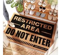 HMQW Washable Rug Soft Area Southern - Indoor Outdoor Universal Welcome Outdoor Large | Non Shedding Restricted Area Do Not Enter Easy To Maintain For Out Door(40X60CM)