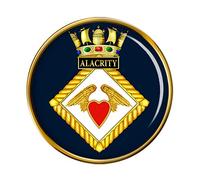HMS Alacrity, Royal Navy Pin Badge
