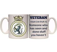 HMS ANGLESEY Mug (MI18) Grumpy Old Veteran Military Royal Navy 11oz & 15oz Gift (11OZ)