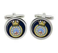 HMS Ariadne, Royal Navy Cufflinks in Box