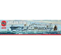HMS Ark Royal Ship Airfix Classic Vintage Model Birkenhead 1:600 Scale 171pcs