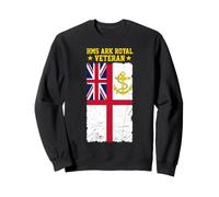 HMS Ark Royal Veteran Aircraft Carrier UK British Warship Sweatshirt
