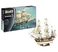 HMS Beagle Darwin's Historical Discovery Barque 1:96 Plastic Model Kit
