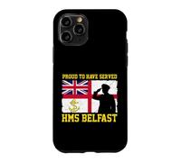 HMS Belfast British Warship Veteran Day Grandpa Fathers Day Case for iPhone 11 Pro