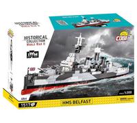 COBI-4844 WWII HMS Belfast IWM Model Building Bricks 1515Pcs