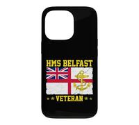 HMS Belfast Veteran Aircraft Carrier UK British Military Case for iPhone 13 Pro