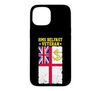 HMS Belfast Veteran Aircraft Carrier UK British Warship Case for iPhone 15