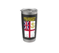 HMS Coventry D118 Veteran Aircraft Carrier British Warship Stainless Steel Insulated Tumbler