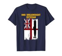 HMS Dreadnought S101 Submarine Veterans Day Father Grandpa T-Shirt, Men, Navy Blue, XX-Large