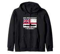HMS Dreadnought S101 Veteran UK Submariner British Submarine Zip Hoodie