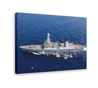 HMS Duncan, Type 45 Destroyer Canvas Poster Bedroom Decor Landscape Decor Gift 24x36inch(60x90cm)