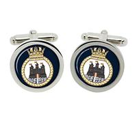 HMS Edinburgh, Royal Navy Cufflinks in Box