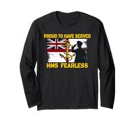 HMS Fearless L10 Landing Platform Dock Ship Veterans Day Long Sleeve T-Shirt