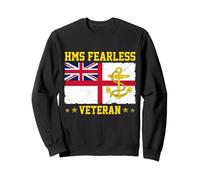 HMS Fearless L10 Veteran Aircraft Carrier British Military Sweatshirt
