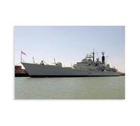 HMS Gloucester Destroyer Poster Canvas Poster Bedroom Decor Landscape Decor Gift 08x12inch(20x30cm)