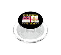 HMS Gurkha F122 Veteran Aircraft Carrier UK British Military PopSockets PopGrip for MagSafe