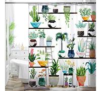 HMS Happy Memories Bohemian Flower Bathroom Curtain Colorful Boho Floral Print Beautiful Bright Polyester Fabric Cloth Shower Curtain for Bathroom Decoration, 72"x72" (Color 3)