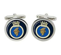 HMS Hermes, Royal Navy Cufflinks in Box